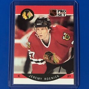 Jeremy Roenick #58 1990-91 Pro Set Ice Hockey Trading Card